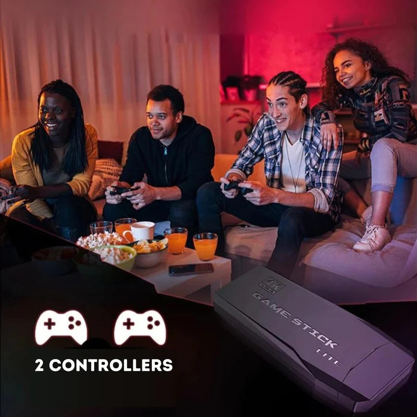 (50% KORTING) RetroPower™ Console | Ultieme 10.000+ games collectie voor jaren 90 gamers, 4K met draadloze controllers