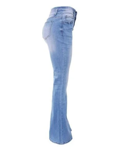 Kerryl™ - Sexy Denim Broek met Hoge Taille