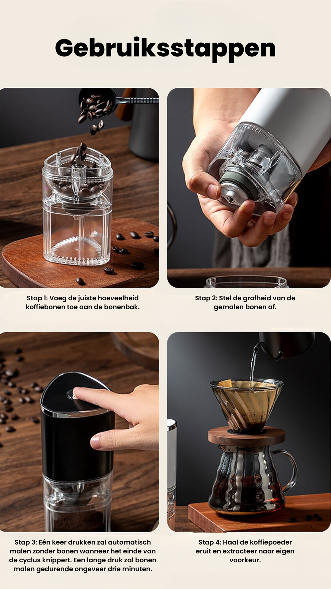 BeanMaster™ | Jouw Sleutel tot Perfecte Koffie | 50% KORTING