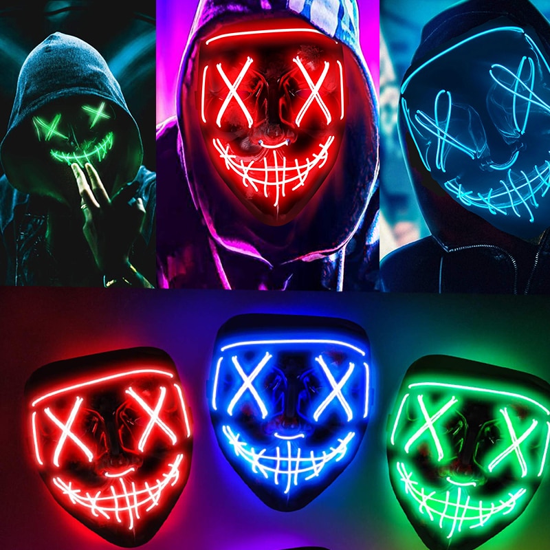 HauntedAura™ | LED Halloween Maskers | Creëer Magische Halloween Herinneringen | 1+1 GRATIS