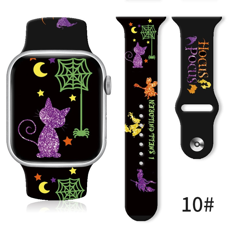 Halloween Glamour™ | Unieke en Betoverende Apple Watch Bandjes voor Jouw Griezelige Look | 50% KORTING