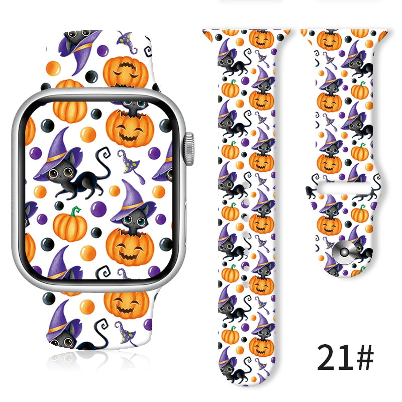 Halloween Glamour™ | Unieke en Betoverende Apple Watch Bandjes voor Jouw Griezelige Look | 50% KORTING