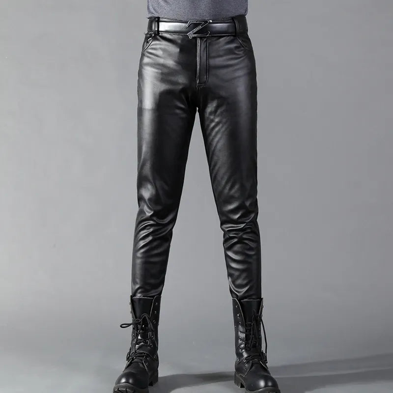 Mercury™ -  Skinny Stretch Broek van Imitatieleer