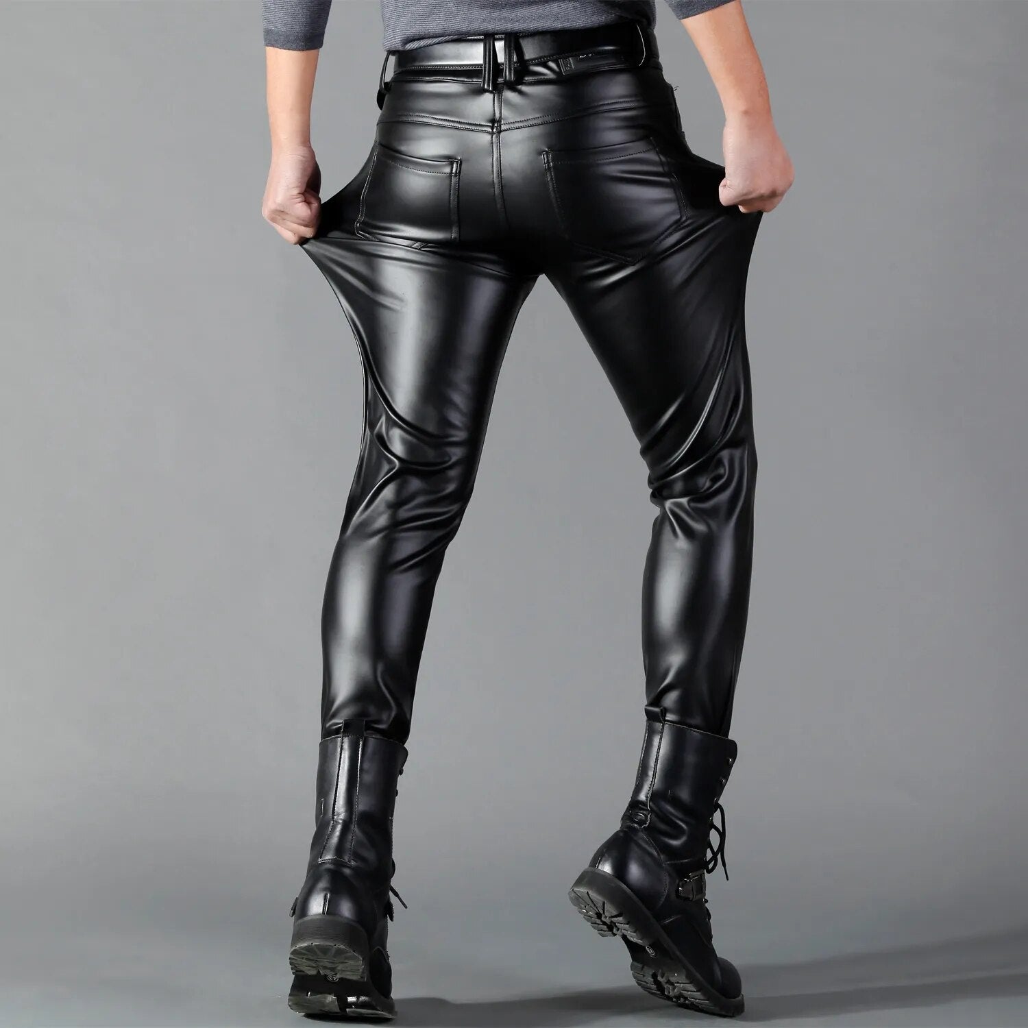 Mercury™ -  Skinny Stretch Broek van Imitatieleer