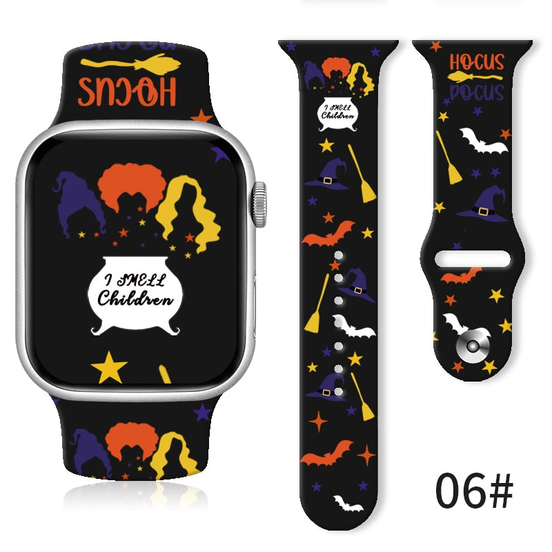 Halloween Glamour™ | Unieke en Betoverende Apple Watch Bandjes voor Jouw Griezelige Look | 50% KORTING