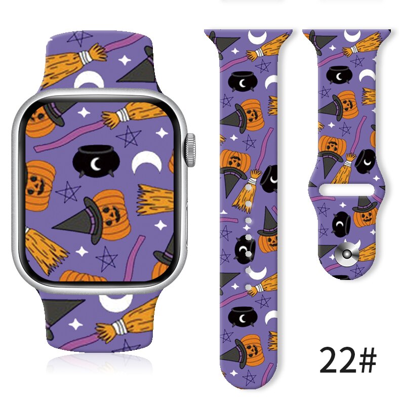 Halloween Glamour™ | Unieke en Betoverende Apple Watch Bandjes voor Jouw Griezelige Look | 50% KORTING