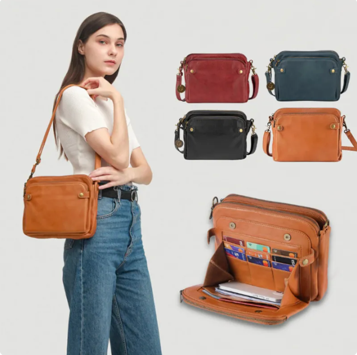 CrossbodyLuxe™ | Premium Vakmanschap, Ruim & Veilig met Verstelbare Riem | 50% KORTING