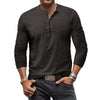 ElevateWear™ | Tijdloos Klassieke Henley Shirt | Stijlvol Comfort voor elk Seizoen | 50% KORTING