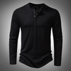 EliteKnit Henley™ | Luxe Herenshirt met Lange Mouwen | 50% KORTING