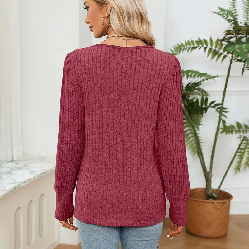 GracefulChic™ V-Hals Dames Top | Stijl en Comfort in Één | 50% KORTING