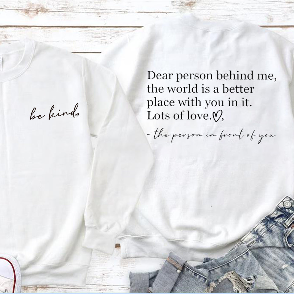 BeKind™ | Trendy Hoodie met Stijlvolle Opdruk | 50% KORTING