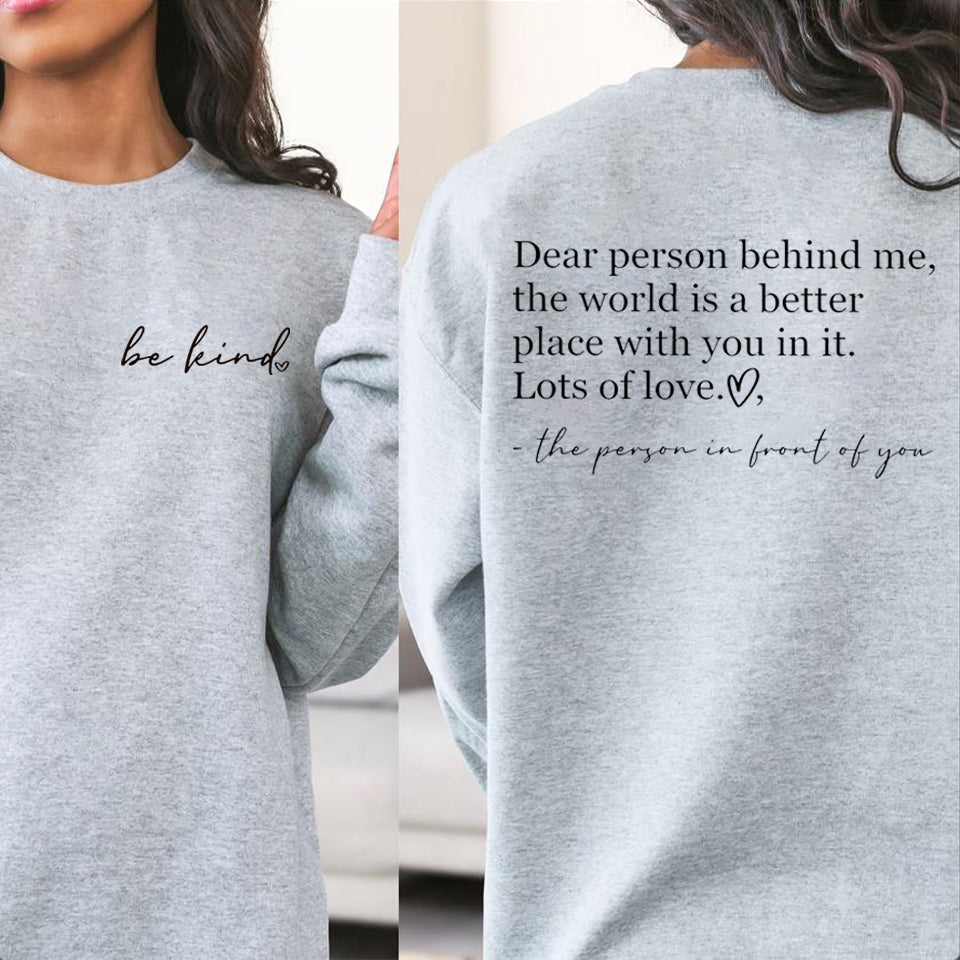 BeKind™ | Trendy Hoodie met Stijlvolle Opdruk | 50% KORTING