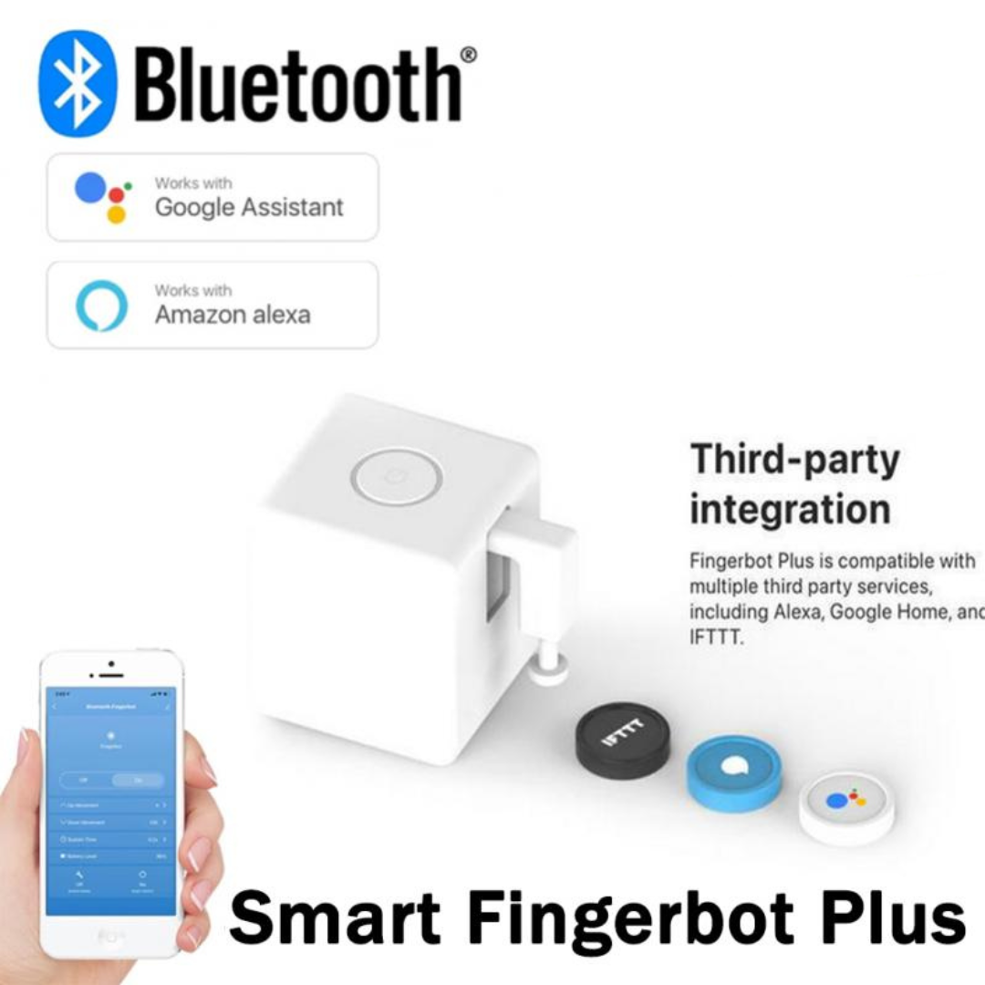 Bluetooth LazySwitcher™ Smart Fingerbot Plus | Bedien alles op afstand met één slimme Robothand (50% KORTING)