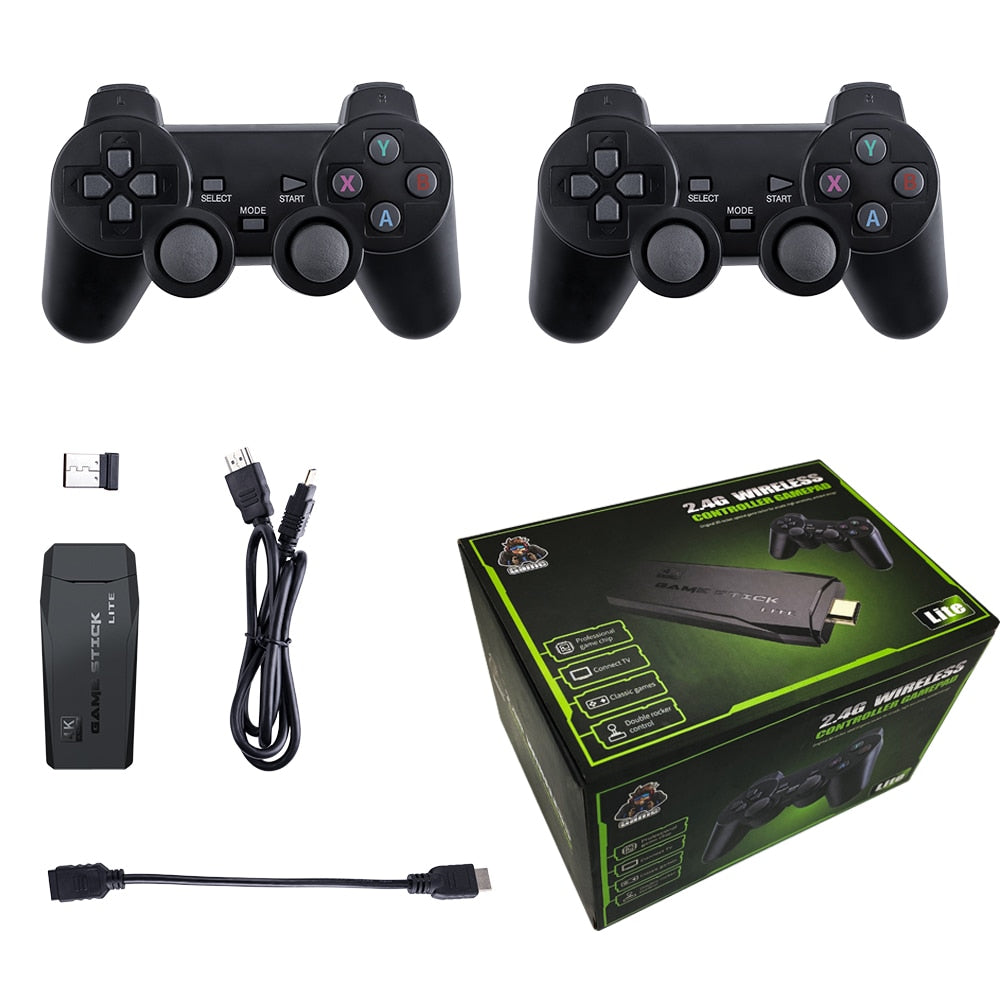 (50% KORTING) RetroPower™ Console | Ultieme 10.000+ games collectie voor jaren 90 gamers, 4K met draadloze controllers