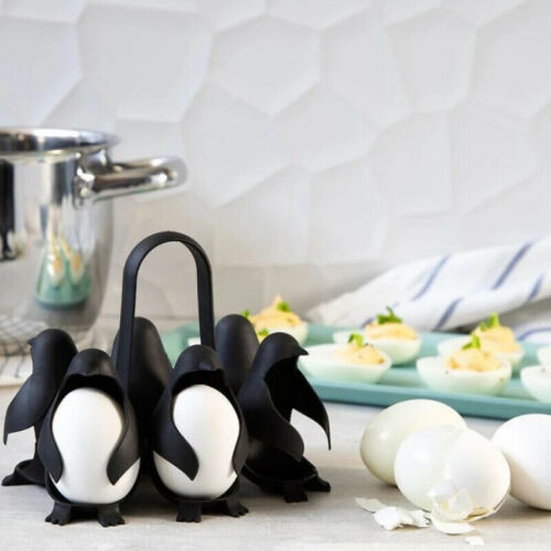 Pinguïn Egg Buddy™ | Nooit meer verbrande vingers met deze unieke eierkoker (1+1 GRATIS)