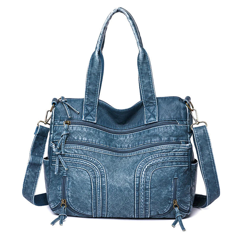 Chic Denim Tote™ | Multifunctionele Handtas voor Stijlvol Comfort (50% KORTING)